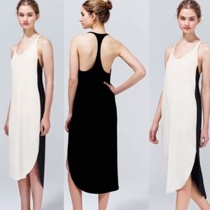 NWOT Aritzia Maxi Dress Black White xxs Wilfred